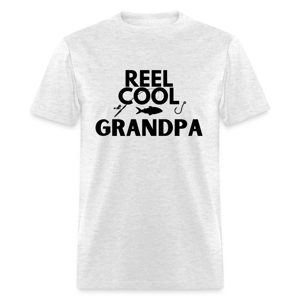 "REEL COOL GRANDPA" - Classic T-Shirt - light heather gray