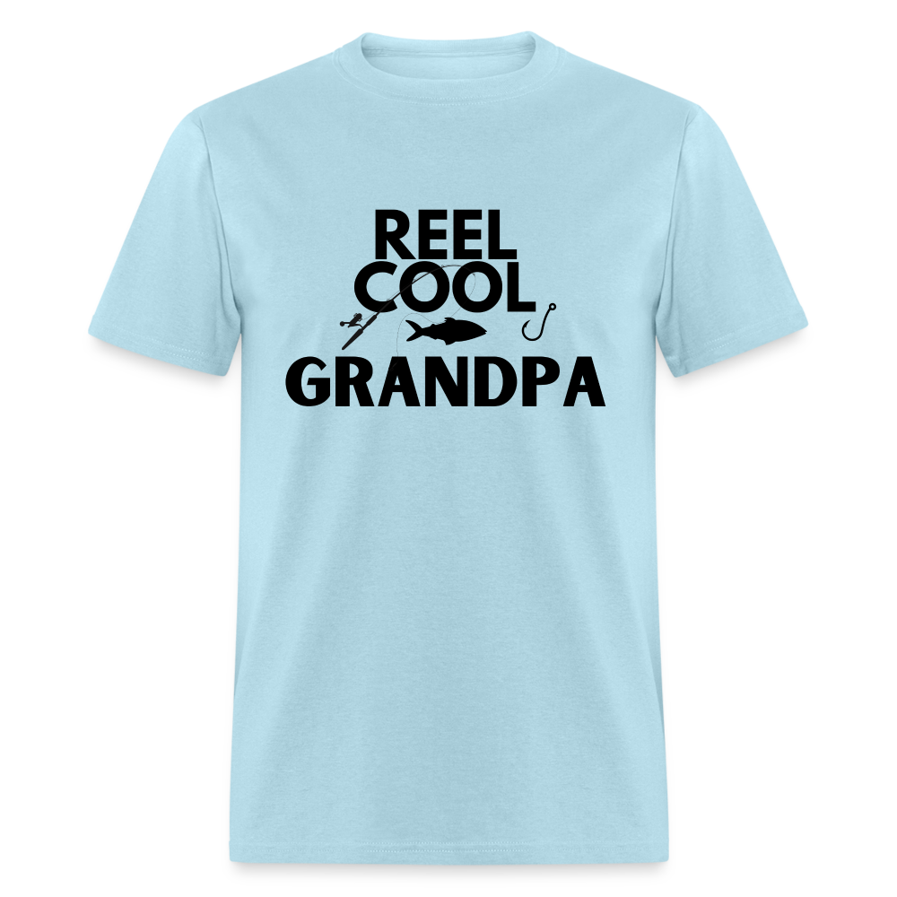 "REEL COOL GRANDPA" - Classic T-Shirt - powder blue