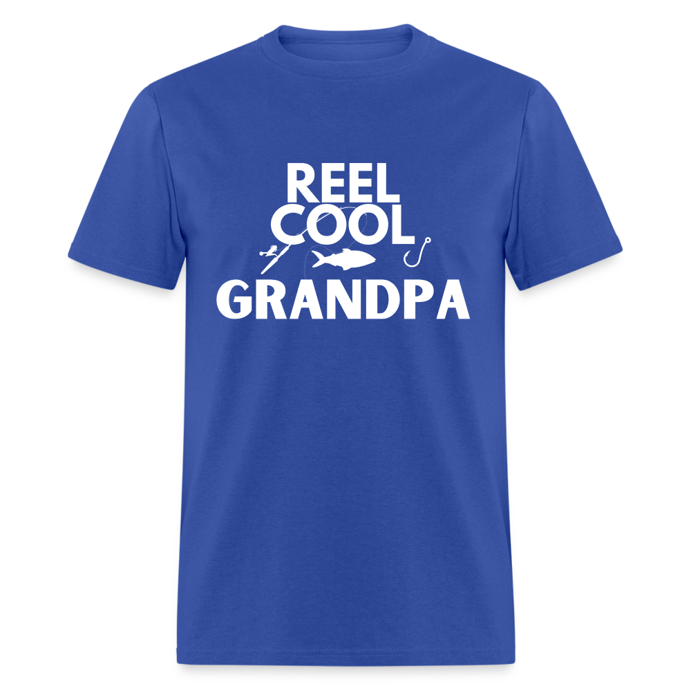 "REEL COOL GRANDPA" - Classic T-Shirt - royal blue