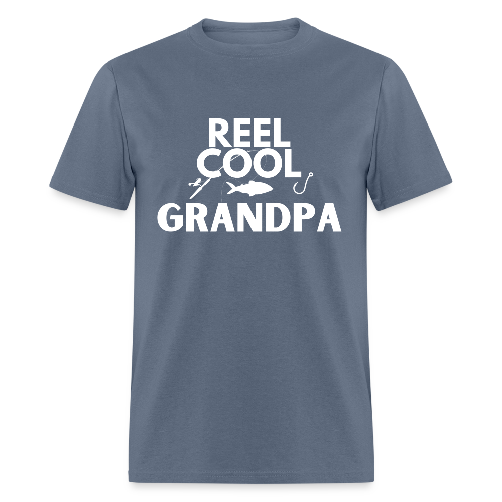 "REEL COOL GRANDPA" - Classic T-Shirt - denim