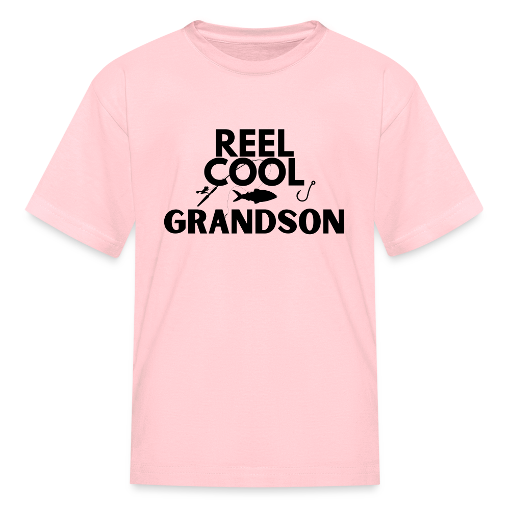 "REEL COOL GRANDSON" - Kids' T-Shirt - pink