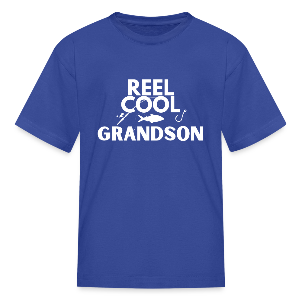 "REEL COOL GRANDSON" - Kids' T-Shirt - royal blue