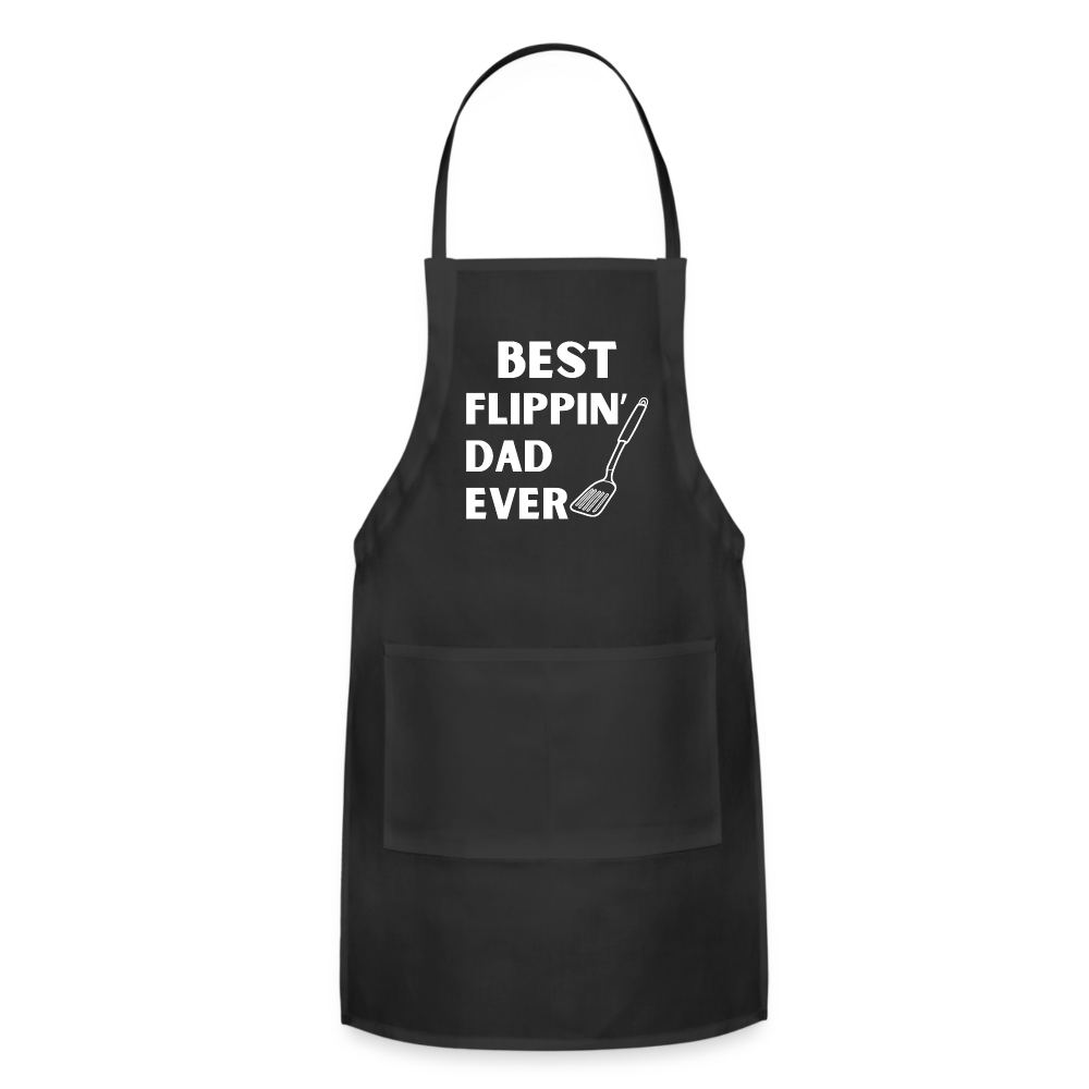 "Best Flippin Dad Ever" - Adjustable Apron - black