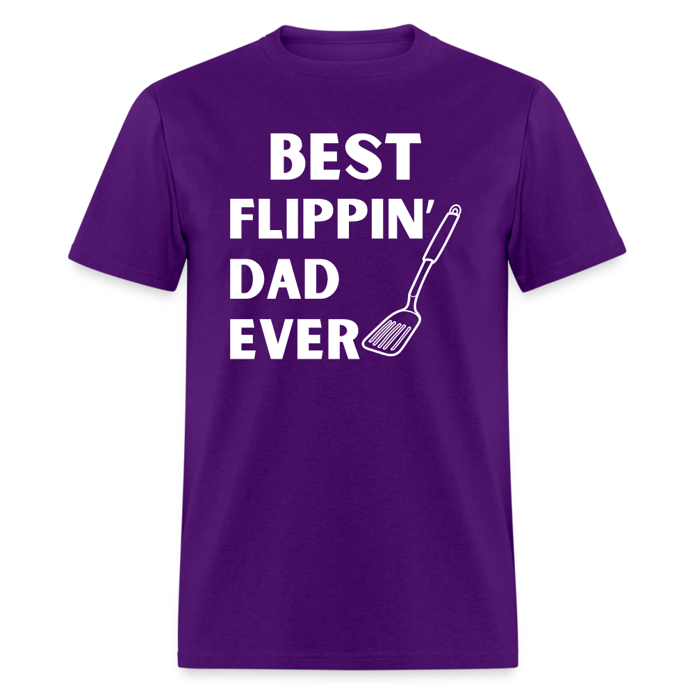 "Best Flippin Dad Ever" - Classic T-Shirt - purple