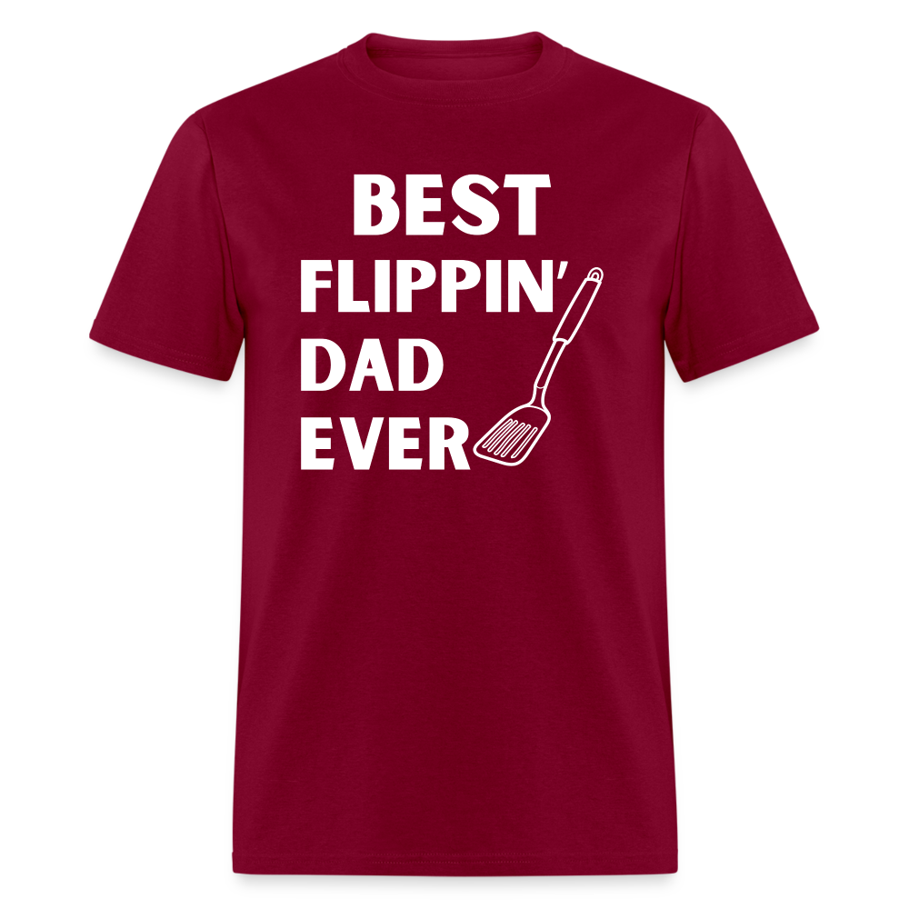 "Best Flippin Dad Ever" - Classic T-Shirt - burgundy